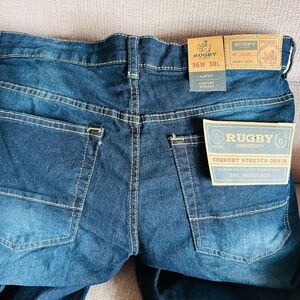 Rugby Men's Blue Comfort Stretch Jeans